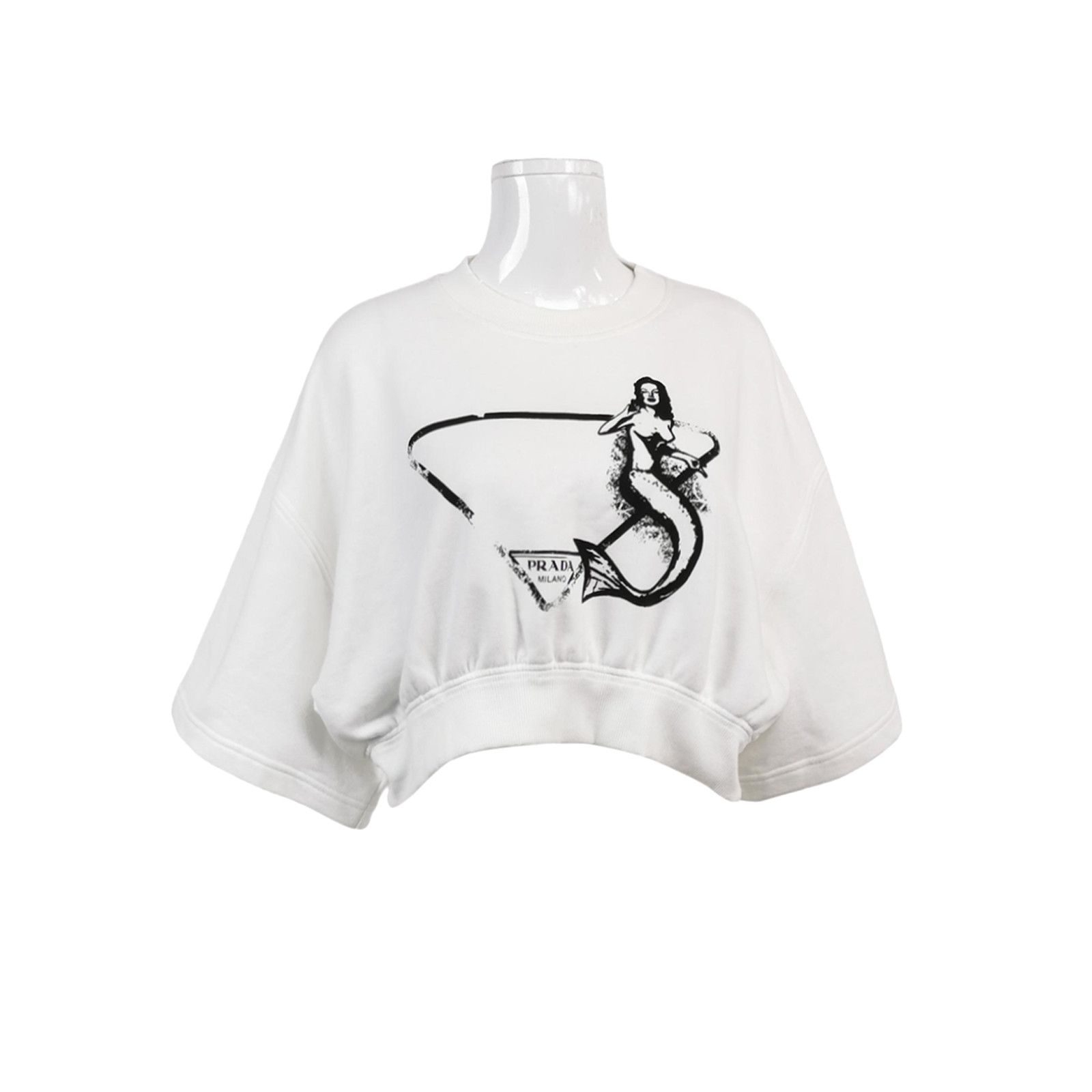 Prada Prada Mermaid Graphic Sweatshirt Size L Size L / US 10 / IT 46 - 1 Thumbnail