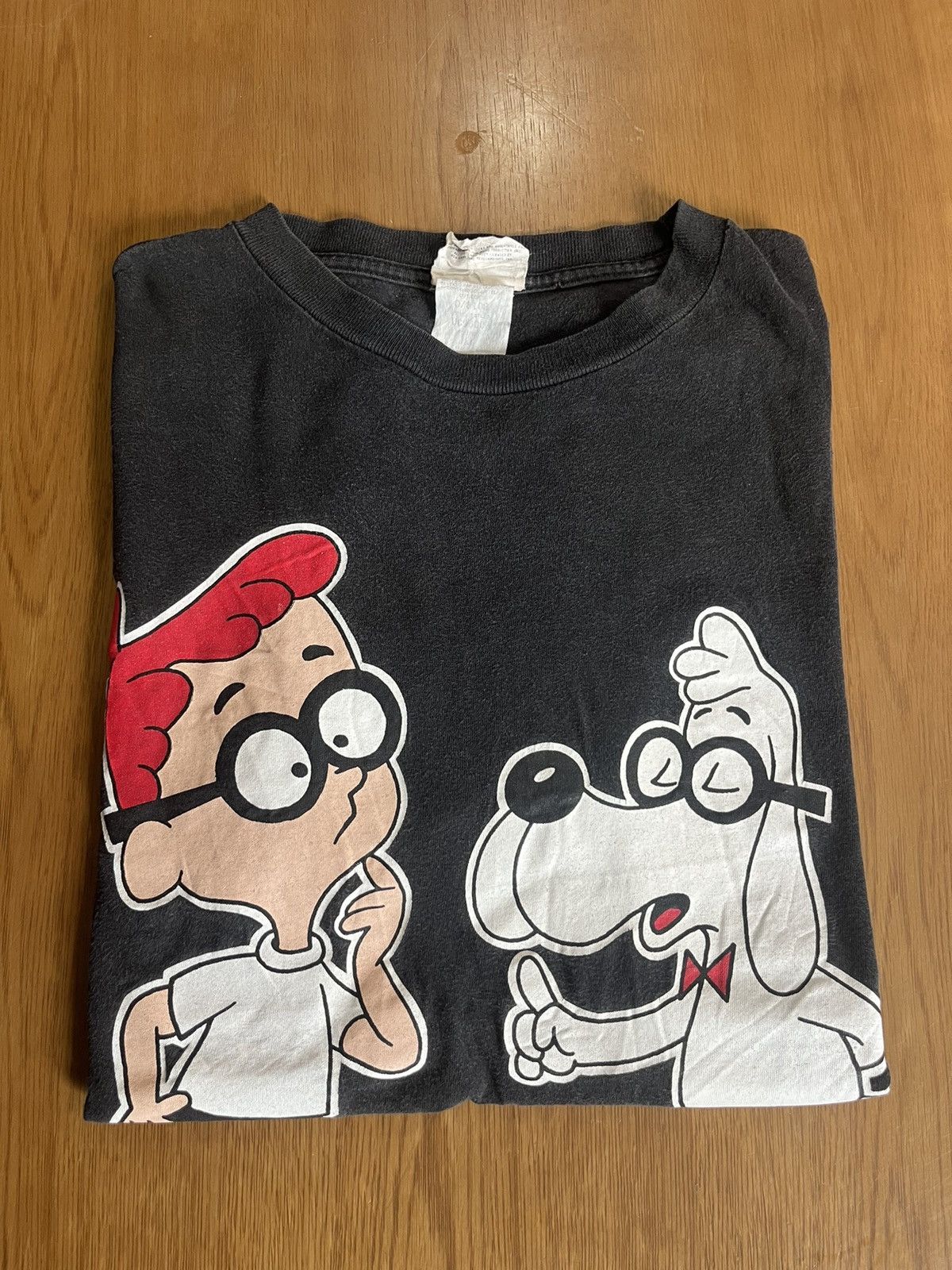 Vintage Mr.Peabody and Sherman 1996’s cartoon Tshirt