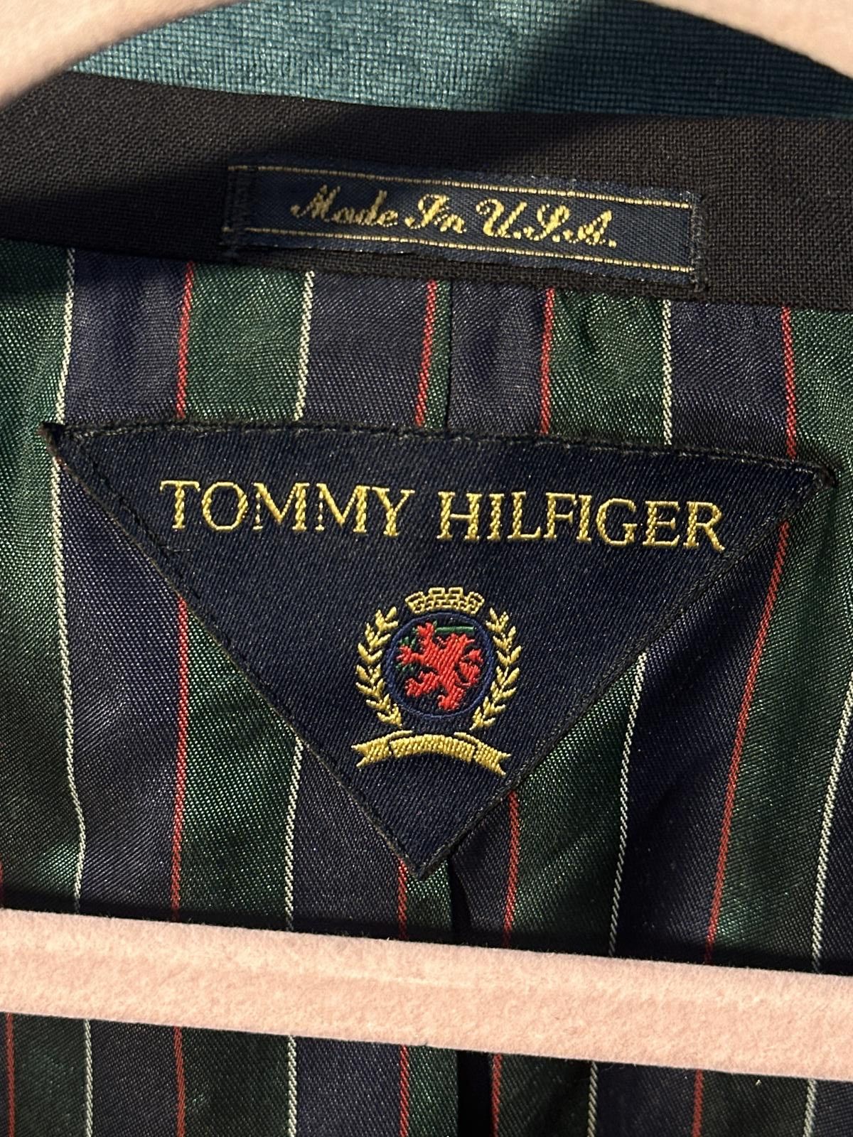 Tommy Hilfiger VTG Men's 44R Tommy Hilfiger Suit Blazer Size 44R - 5 Thumbnail