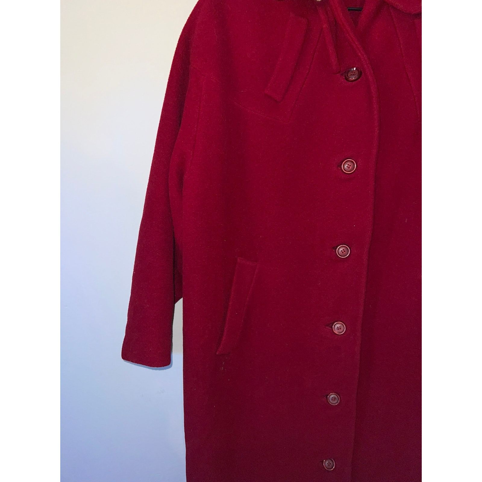 Vintage Womens Vintage Shangri-La Coat Joseph Stein Trench 1960s 50s Size L / US 10 / IT 46 - 4 Thumbnail