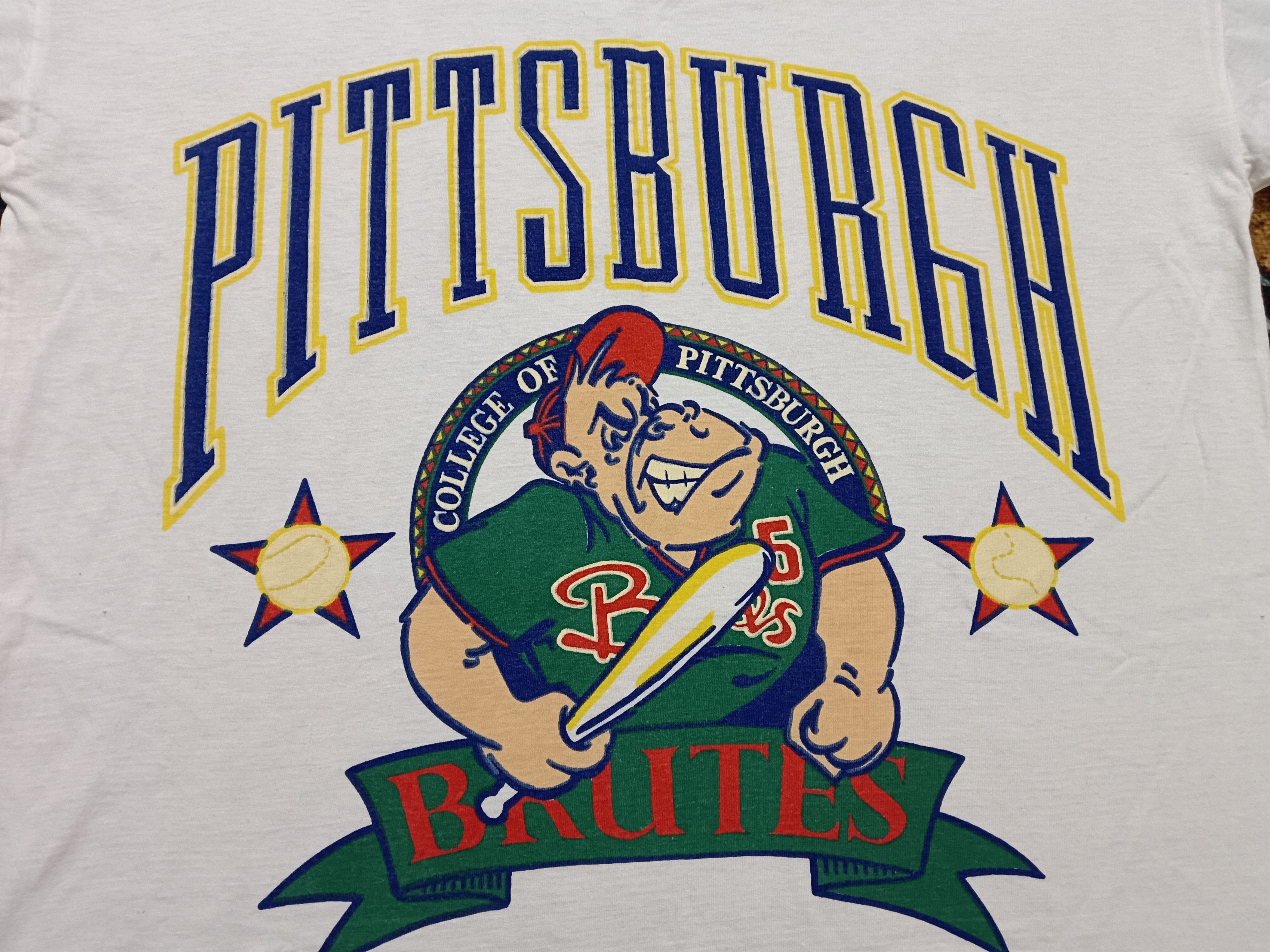 MLB × NFL × Vintage Vintage Pittsburgh Brutes College Baseball Tshirt Size US M / EU 48-50 / 2 - 2 Thumbnail