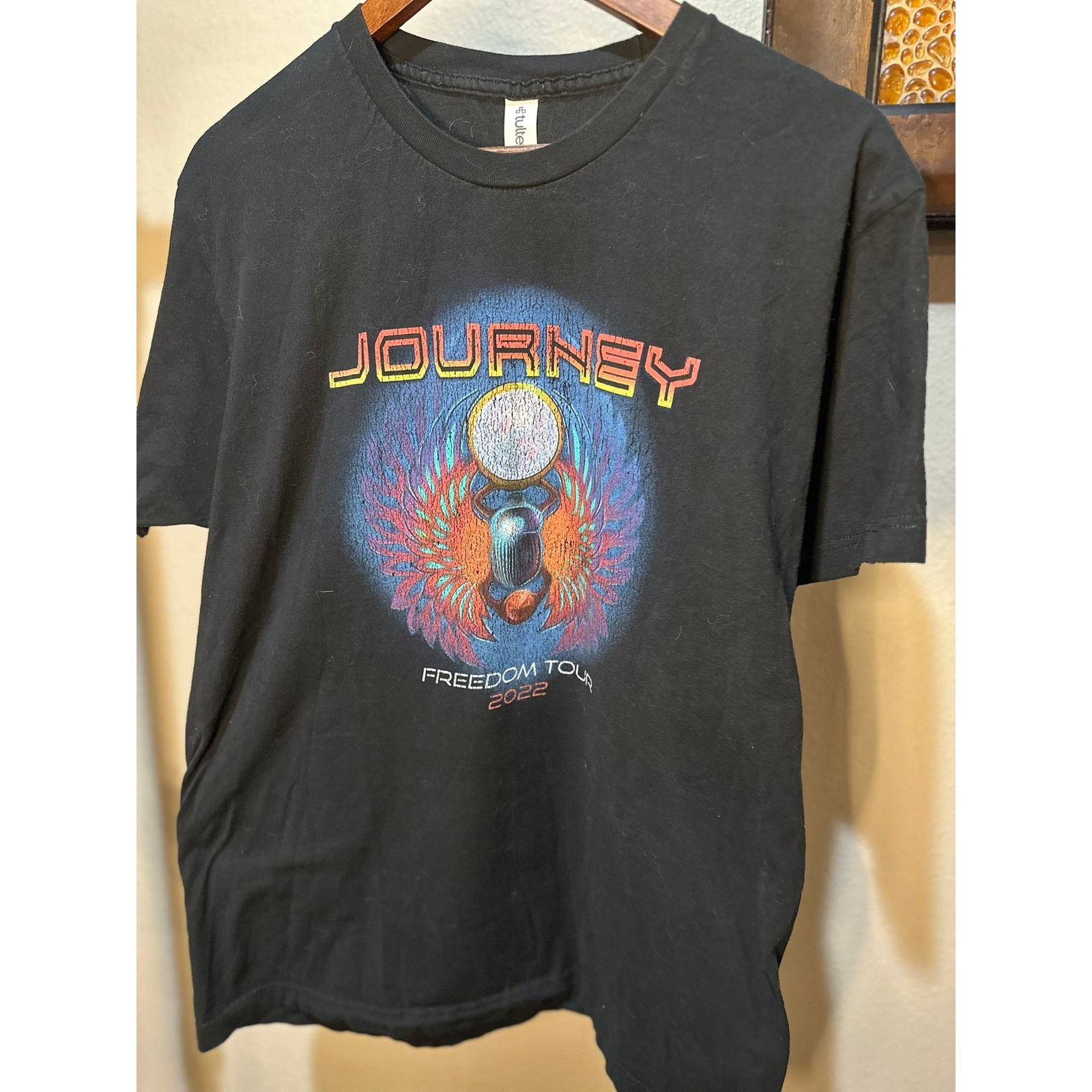 Tultex Journey Freedom Tour Graphic Band Tee – Black Vintage Style Size US M / EU 48-50 / 2 - 1 Thumbnail