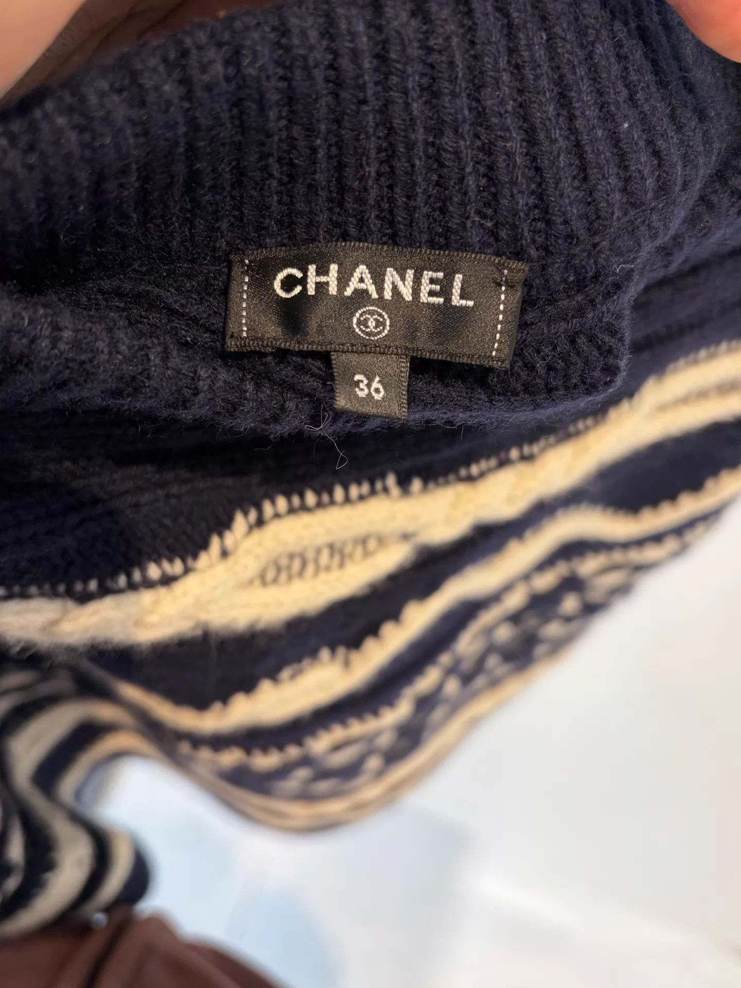 Chanel Chanel Burger Knit Midi Skirt 36 Vintage Size 26" / US 2 / IT 38 - 4 Thumbnail