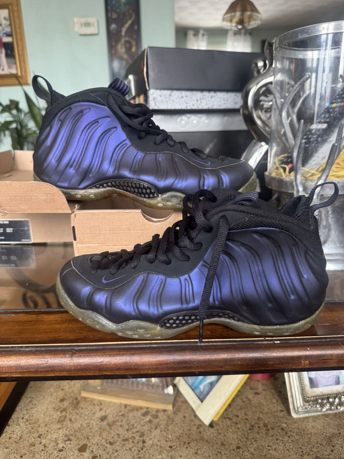 Nike Vintage 2009 Nike Air Foamposite “Eggplant” – Classic Pair 🔥 Size US 8.5 / EU 41-42 - 4 Thumbnail