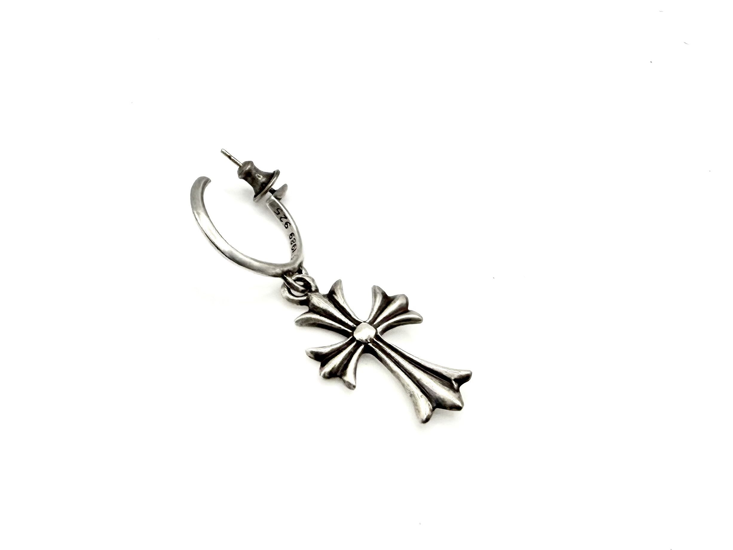 Chrome Hearts Chrome Hearts Tiny TFL Hoop Earring | Grailed