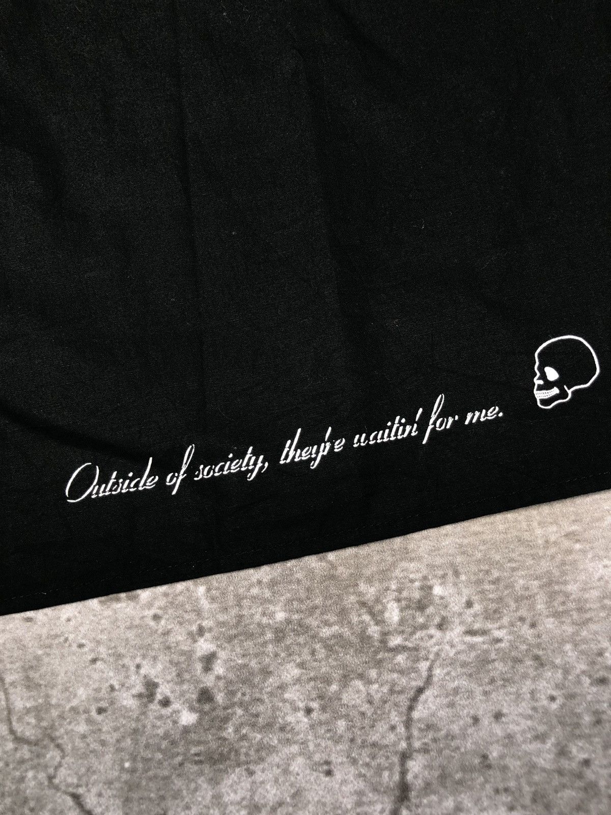 PPFM Asymmetric Black Shirt