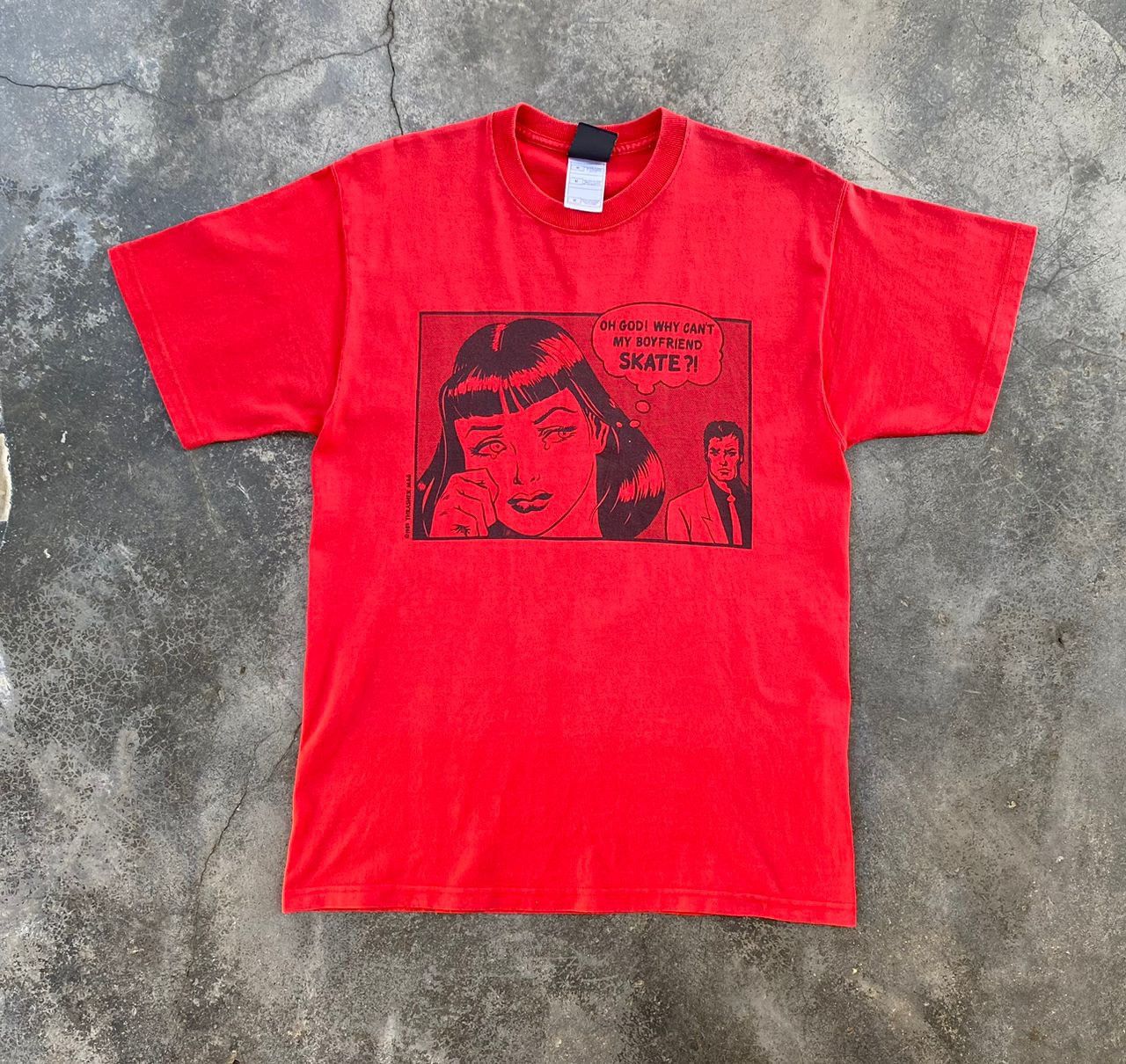 Thrasher Vintage Late 90s Thrasher Magazine My Boyfriend Tees Size US M / EU 48-50 / 2 - 1 Thumbnail