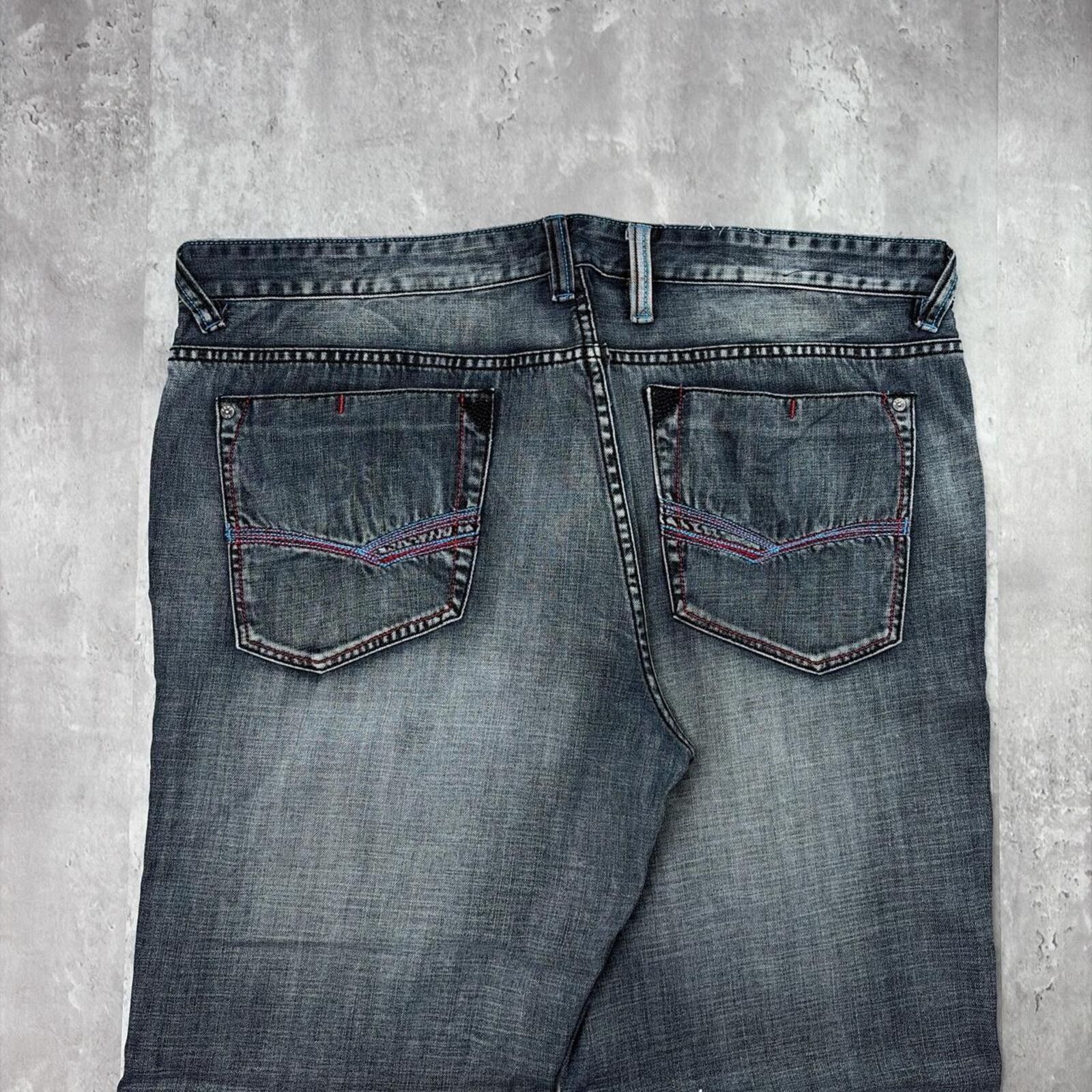 Pepe Jeans Y2K Pepe Jeans Grunge Baggy Gothic Skater Denim Jeans Size US 42 / EU 58 - 3 Thumbnail