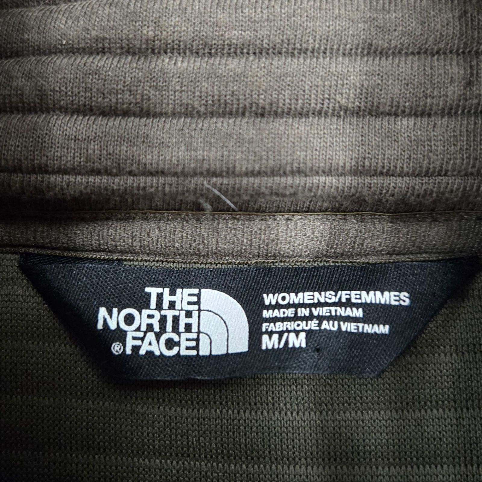 The North Face North Face Olive Green Gray Fleece Hoodie Coat Size Medium Size M / US 6-8 / IT 42-44 - 7 Thumbnail