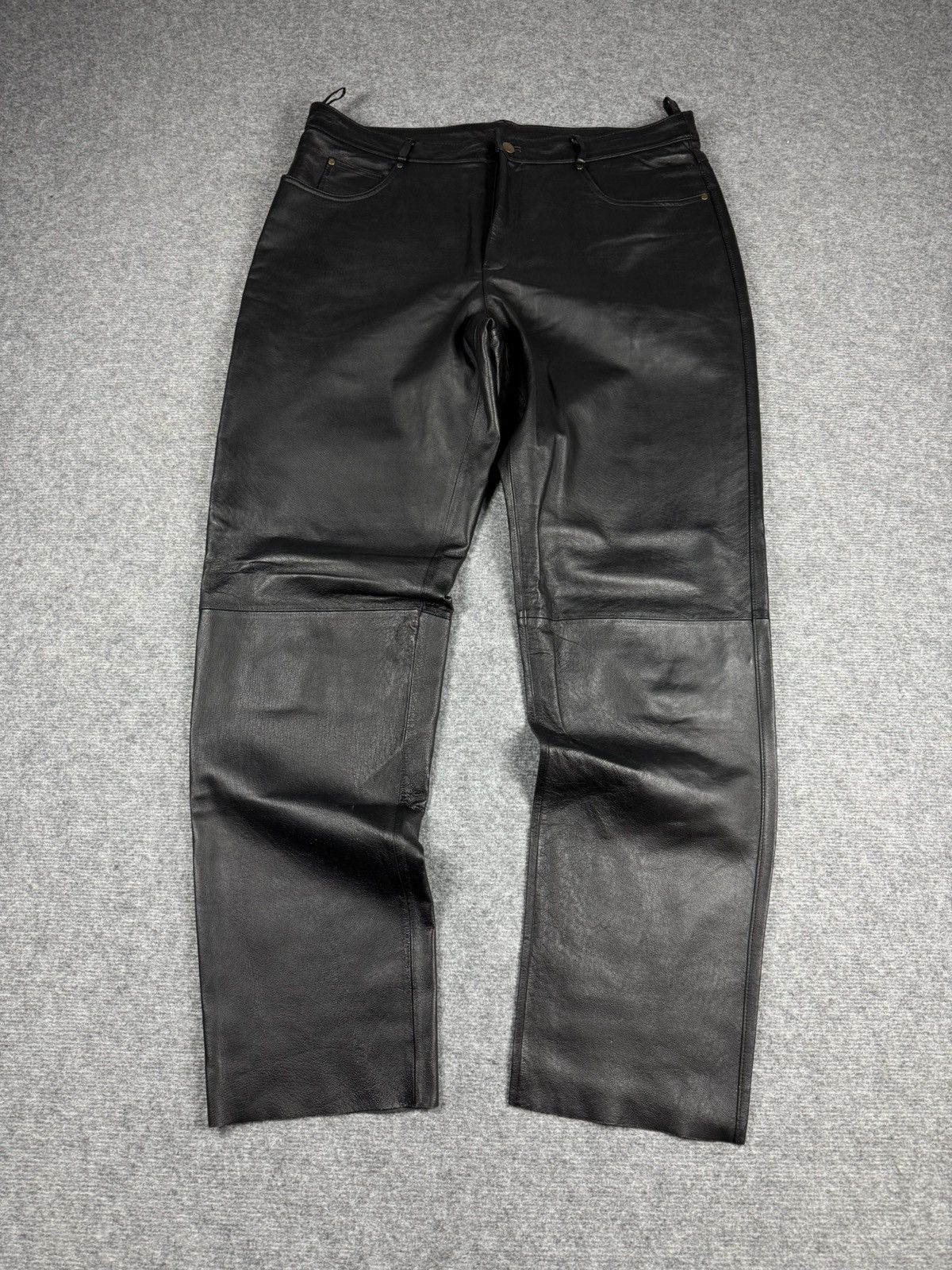 Alternative avant garde leather pants