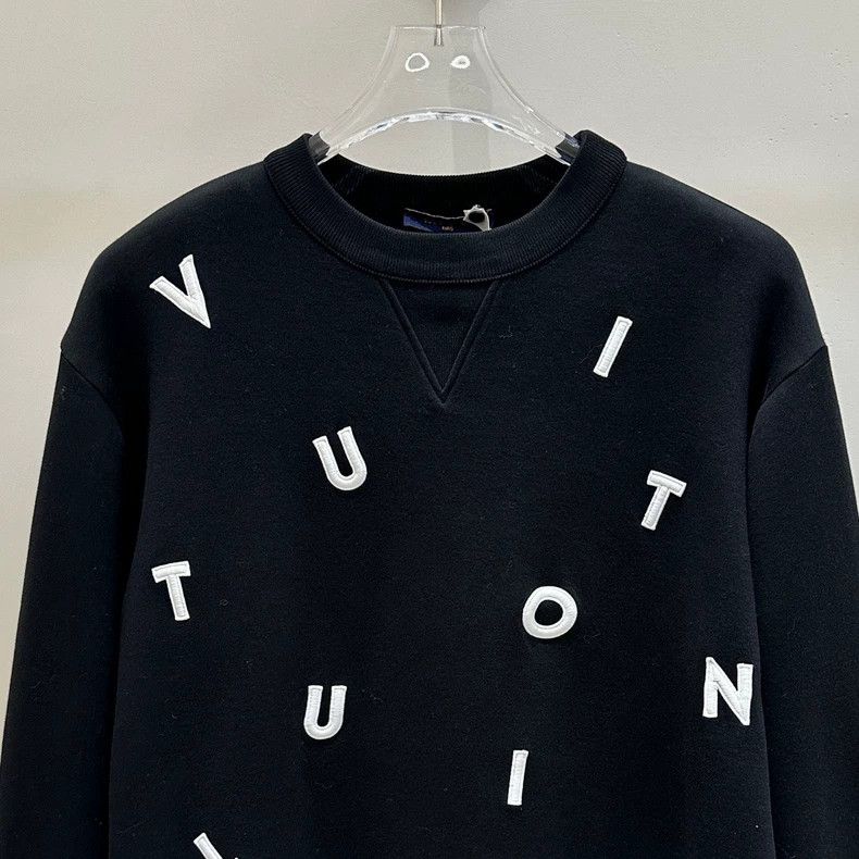 Louis Vuitton Louis Vuitton Black monogrammed sweatshirt 2501-Nextarrow Size US XXL / EU 58 / 5 - 2 Thumbnail