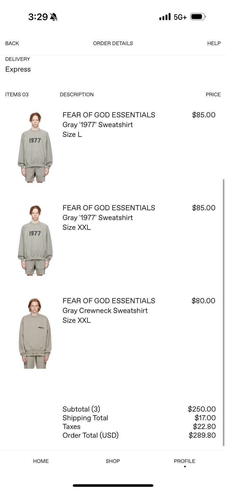 Essentials × Fear of God × Pacsun Fear of God Essentials Dark Oatmeal Grey Crewneck Sweatshirt Size US XXL / EU 58 / 5 - 10 Thumbnail