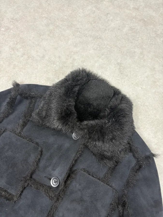 Balmain 2000s Balmain Black Faux Fur Classy Jacket Size M / US 6-8 / IT 42-44 - 5 Thumbnail