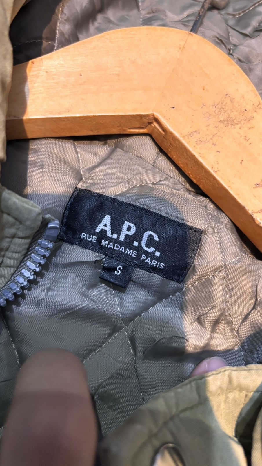 A.P.C. A.P.C Apc coated Jacket With Hooded Parka Size US M / EU 48-50 / 2 - 7 Thumbnail
