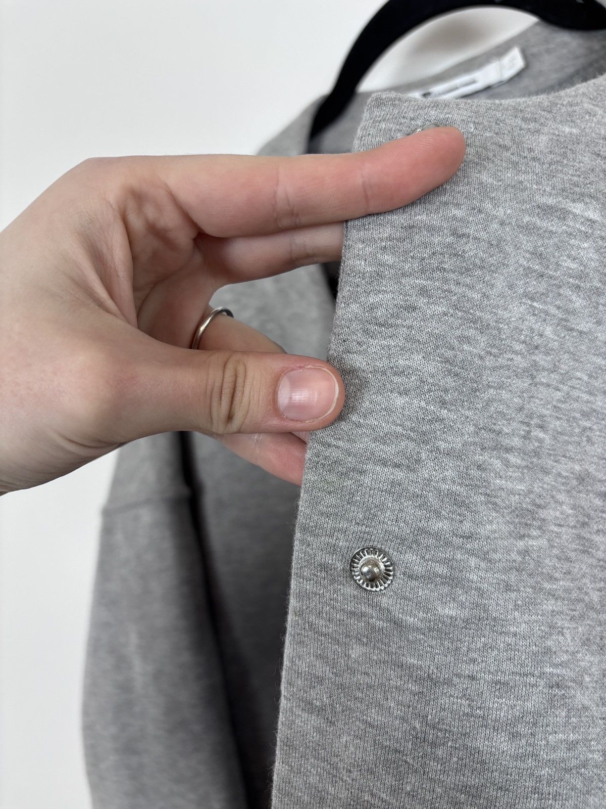 T by Alexander Wang T Alexander Wang Women’s Grey Long Sleeve Cardigan Sweater Size XS / US 0-2 / IT 36-38 - 11 Thumbnail