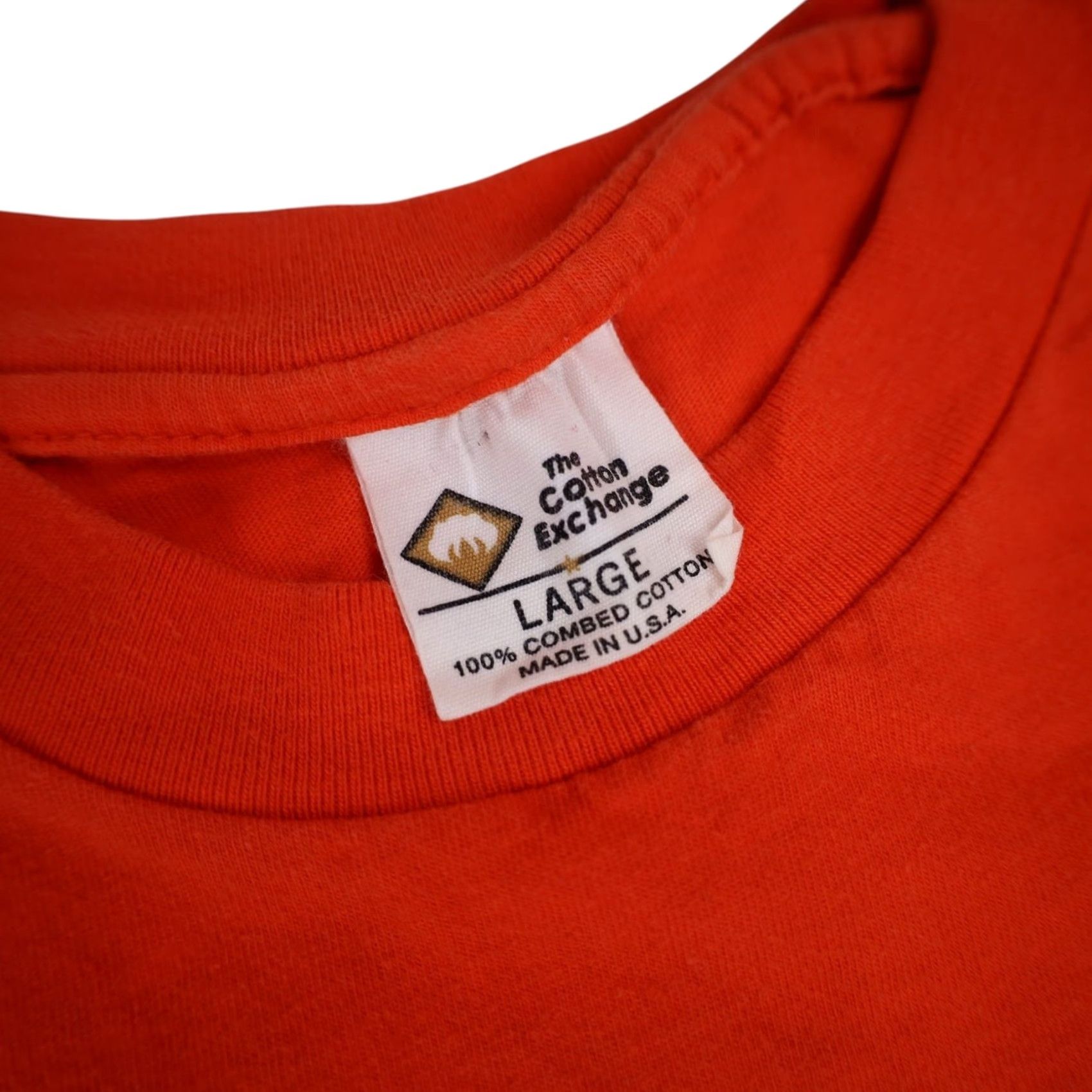 Vintage VINTAGE Oregon State Mens Large Spellout Graphic T Shirt Orange Size US L / EU 52-54 / 3 - 6 Thumbnail