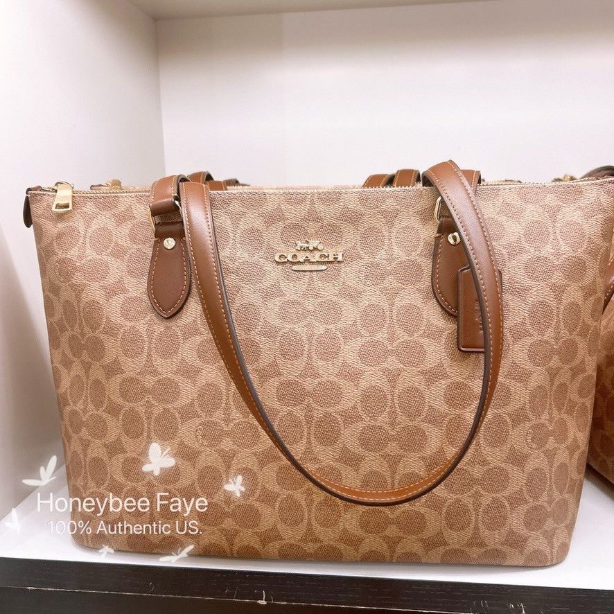 Coach Gallery Tote Bag In Signature Canvas CW381 Size ONE SIZE - 1 Thumbnail
