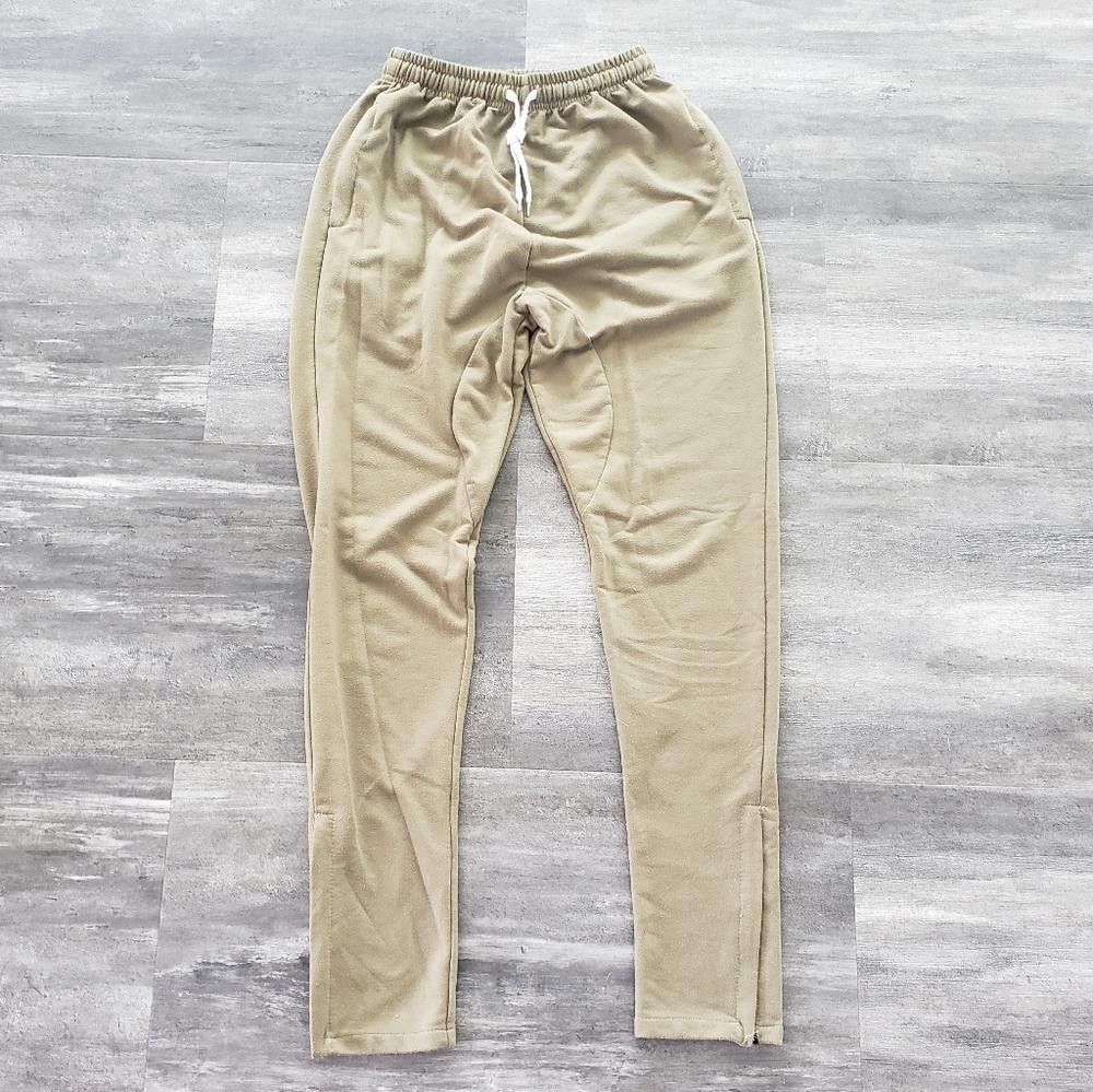 Designer Olive Tomboy High Waisted Jogger Pant Size 28" / US 6 / IT 42 - 1 Thumbnail