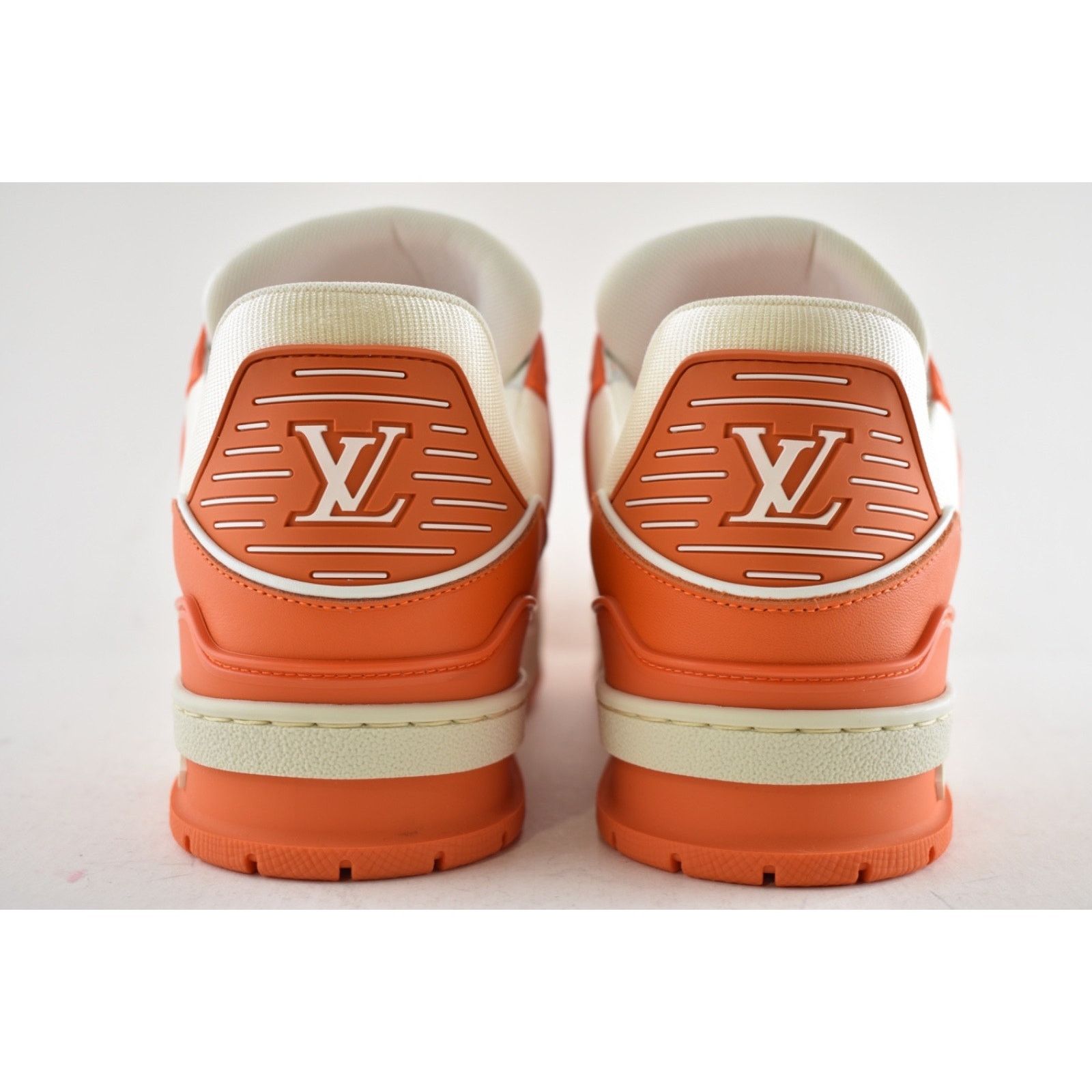 Louis Vuitton Louis Vuitton Orange White Empreinte Leather Low Trainer Size US 9 / EU 42 - 14 Thumbnail