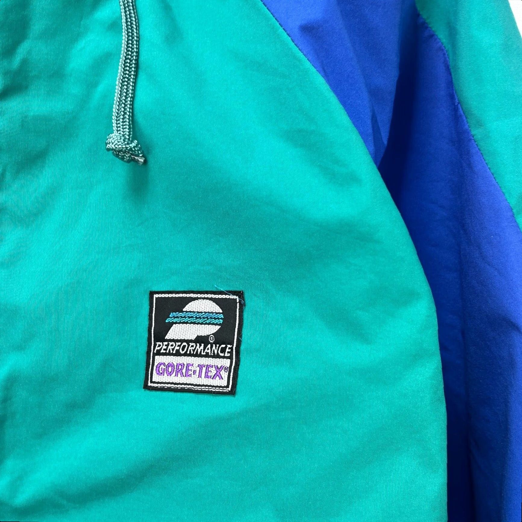 Vintage VINTAGE 90s Gore-Tex Performance Cycling Windbreaker Jacket M Green Mens Windbreaker 90s Size US M / EU 48-50 / 2 - 2 Thumbnail