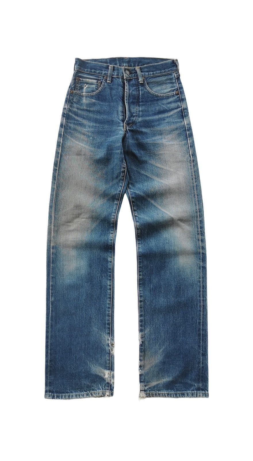 Le Grande Bleu (L.G.B.) Levis 503 Big E Vintage Selvedge Denim Jeans Size US 27 - 1 Thumbnail