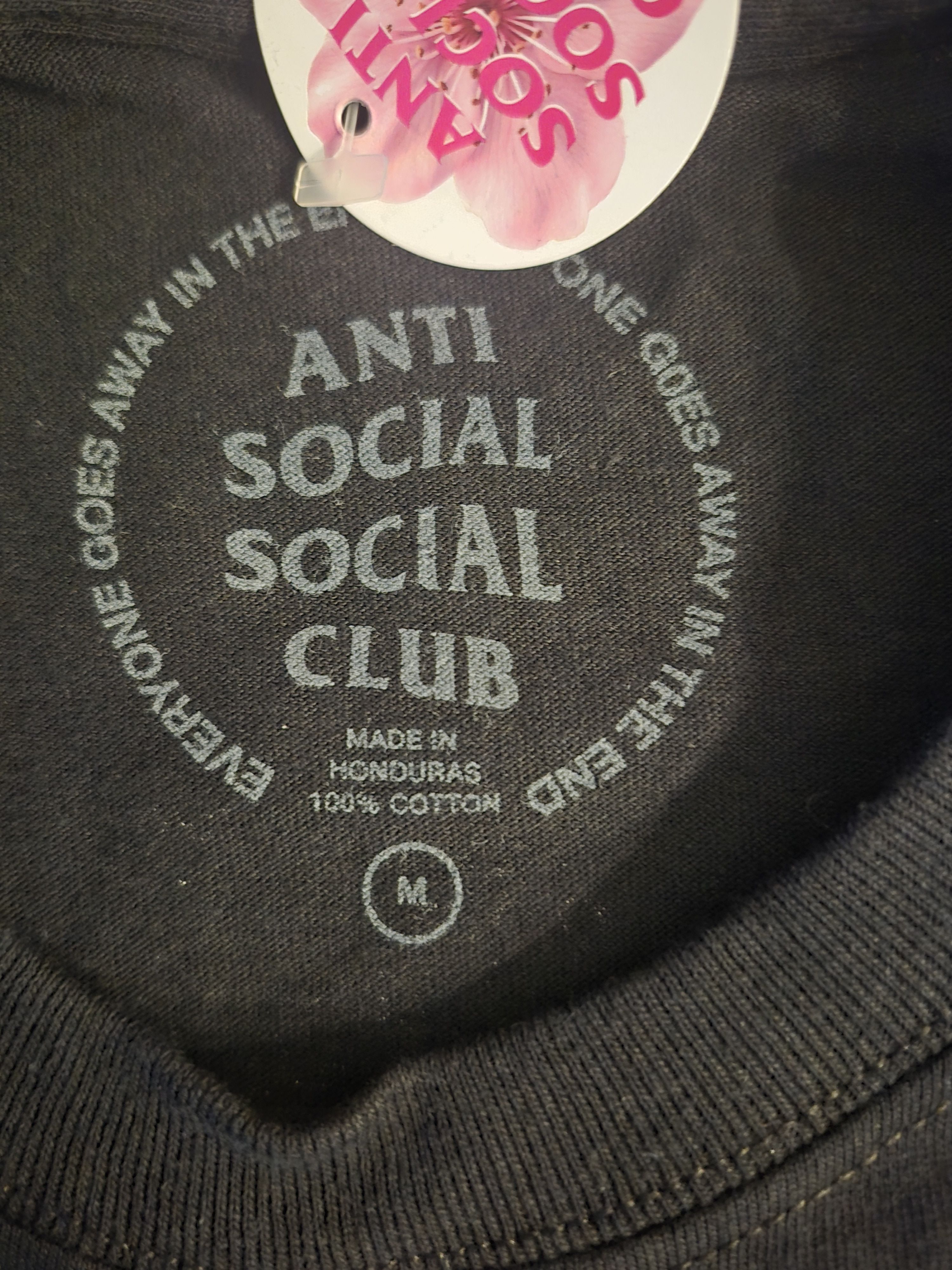 Anti Social Social Club Anti Social Social Club Black Tee Size Medium Size US M / EU 48-50 / 2 - 5 Thumbnail