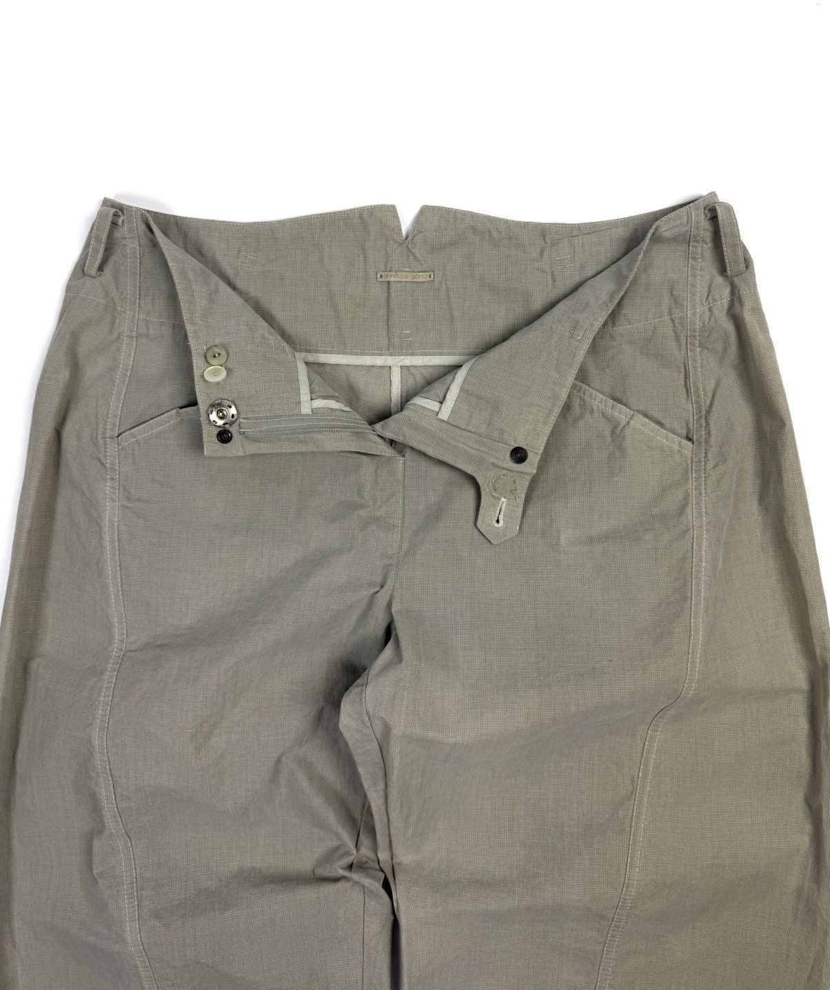 Annette Gortz Annette Görtz Rare Waxed Pants Gingham Beige L/XL Avantgarde Size 36" / US 14 / IT 50 - 6 Thumbnail
