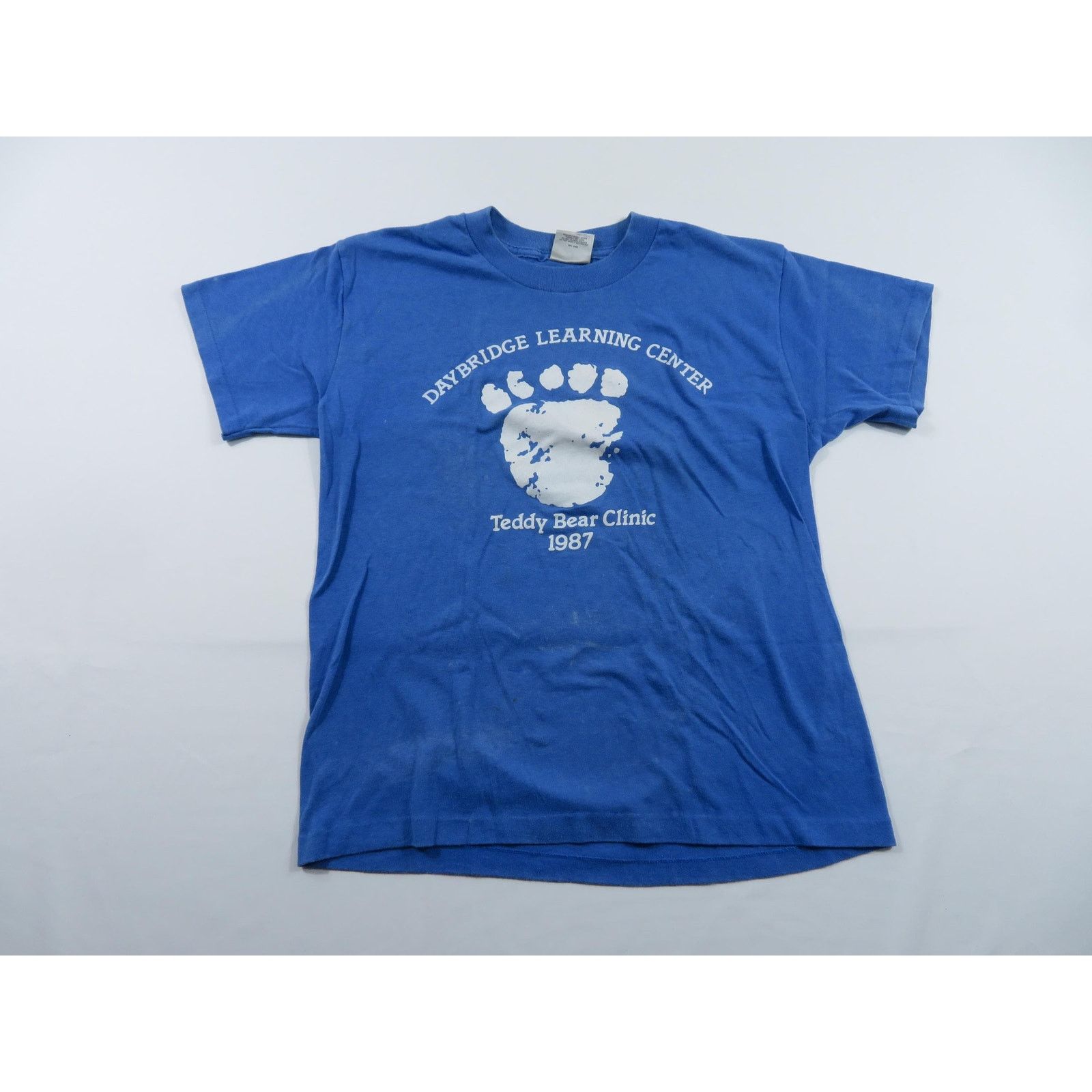Other Teddy Bear Clinic Learning Center Blue T-shirt Sz M 1980s Size US M / EU 48-50 / 2 - 1 Thumbnail