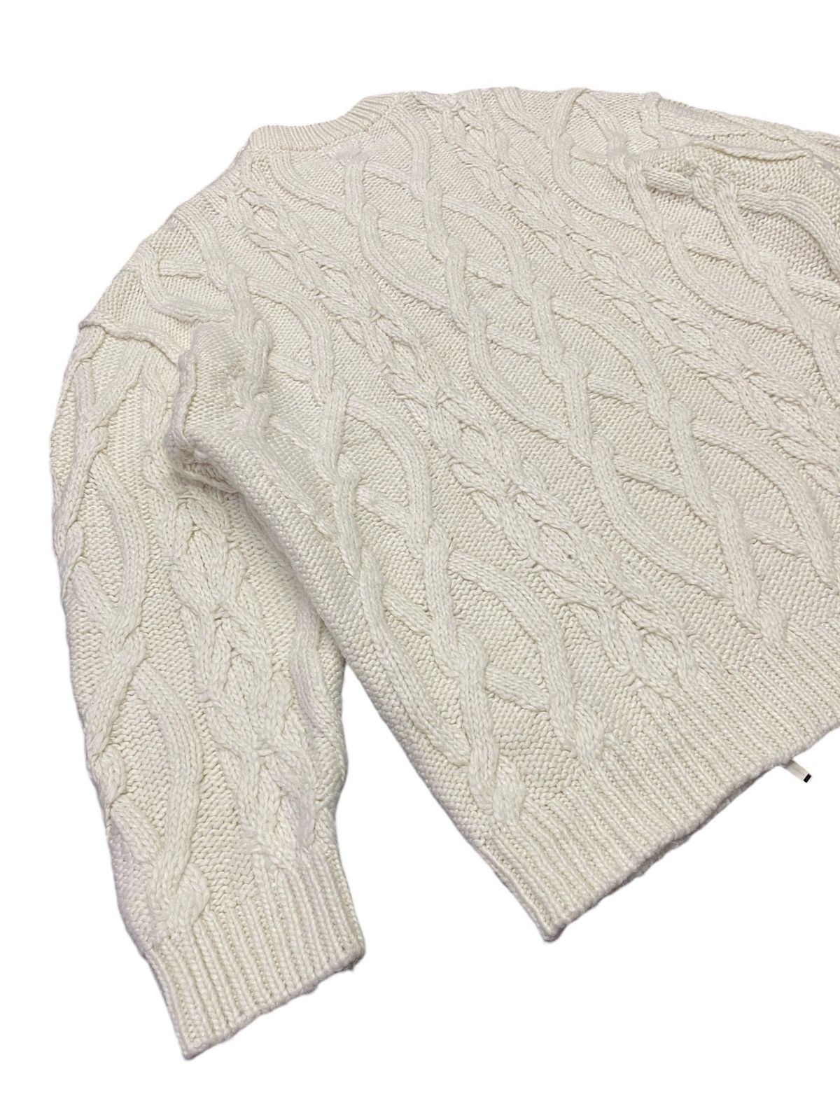 GU × Undercover Gu X Undercover Diagonal Zipper Coble Knit Sweater Size US M / EU 48-50 / 2 - 17 Thumbnail
