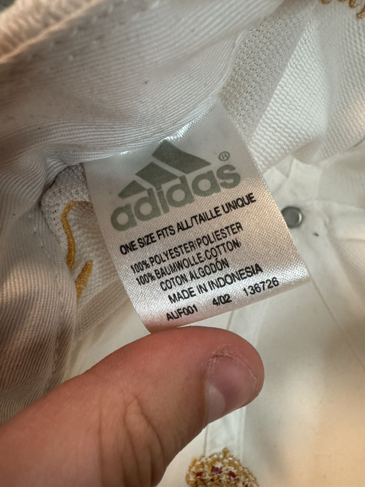Adidas Real Madrid adidas vintage cap hat Size ONE SIZE - 5 Thumbnail