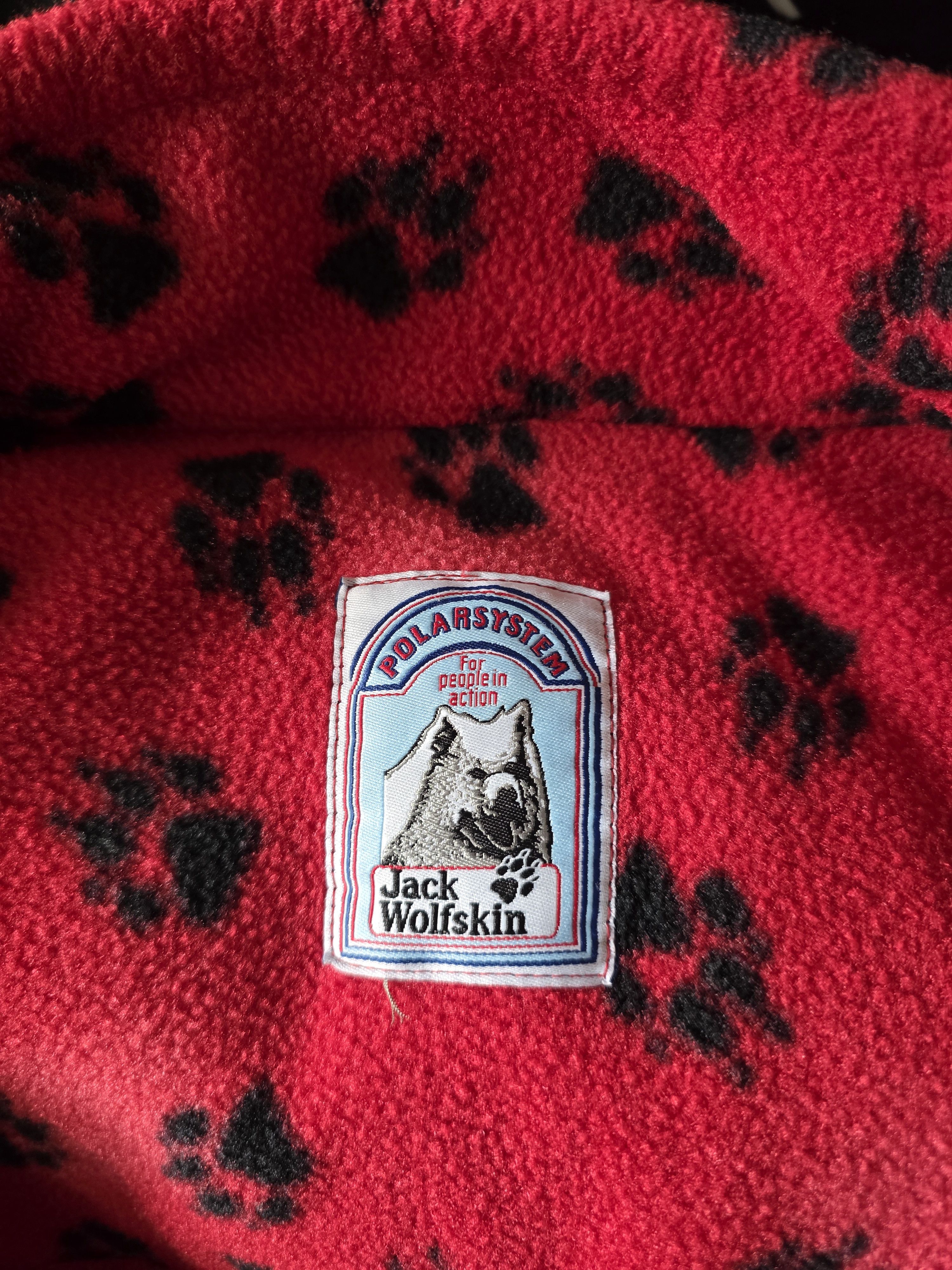 Jack Wolfskin Jack Wolfskin polar vintage xxl red Fleece paw print Size US XXL / EU 58 / 5 - 10 Thumbnail