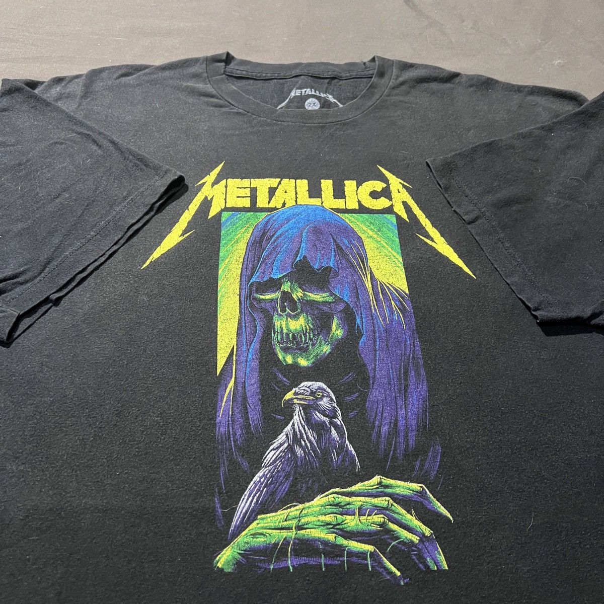 Band Tees Metallica Grim Reaper Graphic Tee Heavy Thrash metal 2XL Size US XXL / EU 58 / 5 - 1 Thumbnail