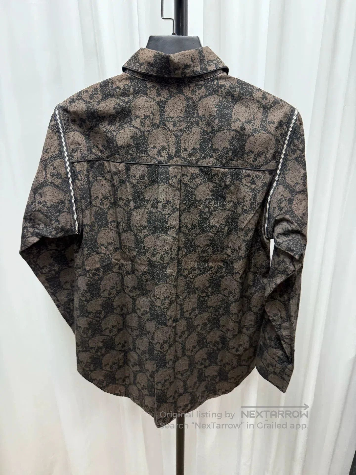 Comme des Garcons Homme Plus limited edition skull zip shirt. Size US L / EU 52-54 / 3 - 7 Thumbnail