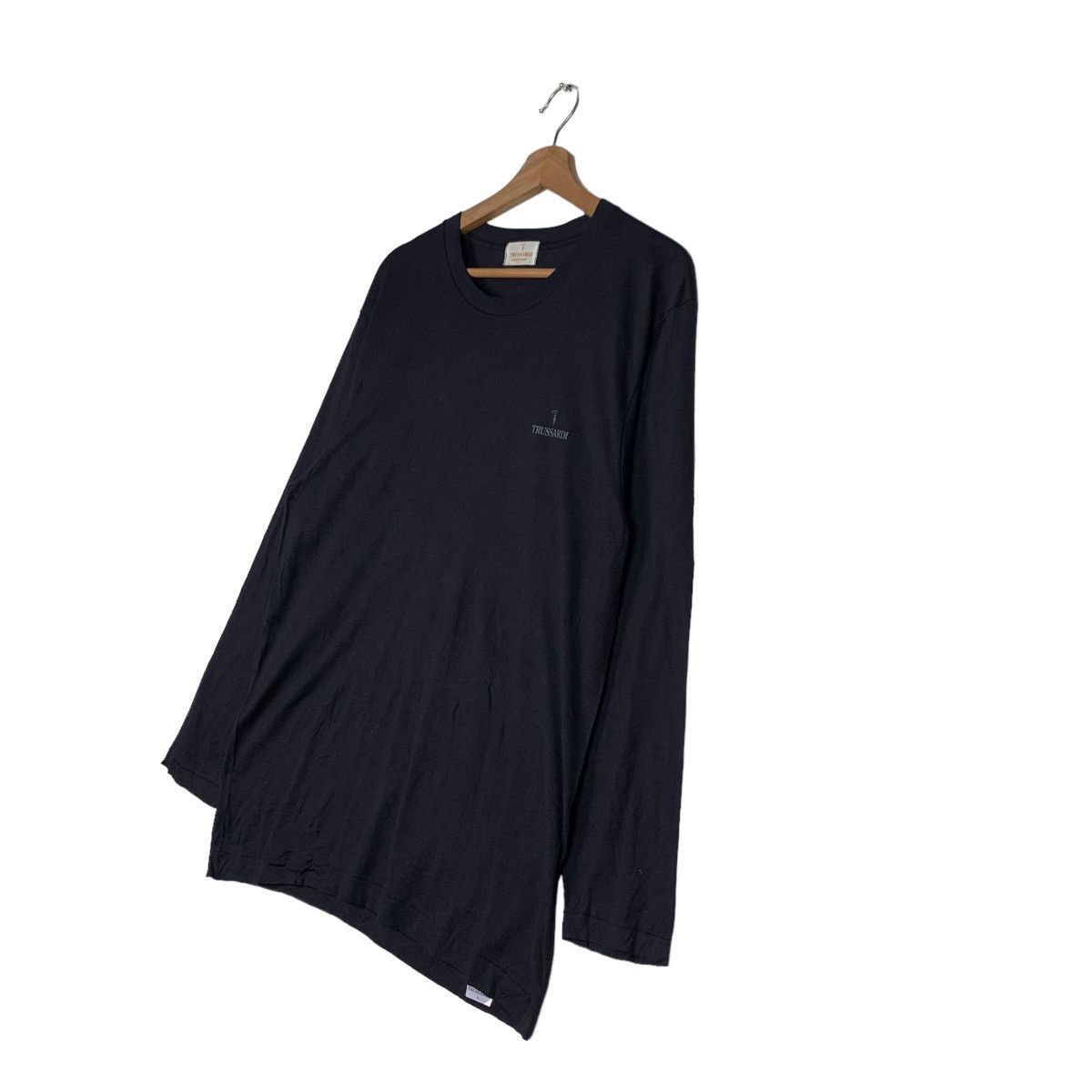 Trussardi Trussardi Underwear Plain Long Sleeve Tees #0207-C10 Size US L / EU 52-54 / 3 - 2 Thumbnail