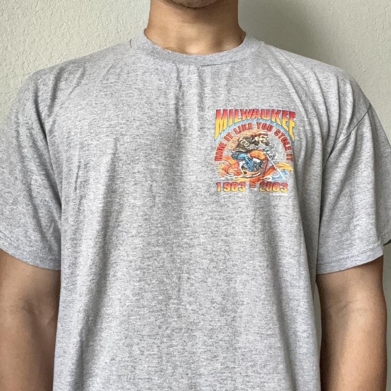 Vintage Vintage 2003 Milwaukee Bike Week Motorcycle Graphics Tee Size US L / EU 52-54 / 3 - 2 Thumbnail