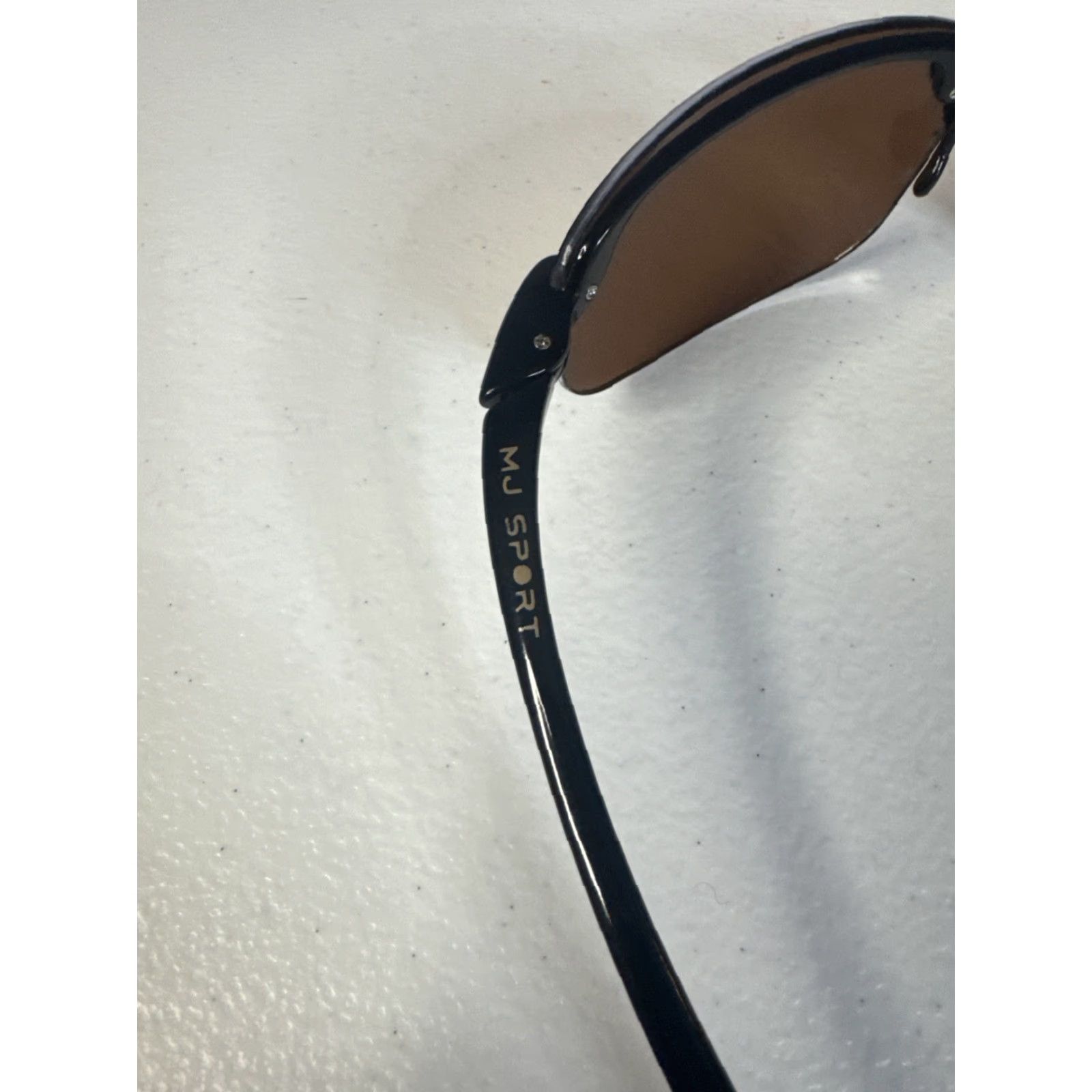 Maui Jim Maui Jim Ho'okipa MJ 407-02 Black Wrap Sunglasses FRAMES ONLY 64-15-130 Men's Sunglasses Wrap Black UV400 Polarized Acetate Plastic Size ONE SIZE - 6 Thumbnail