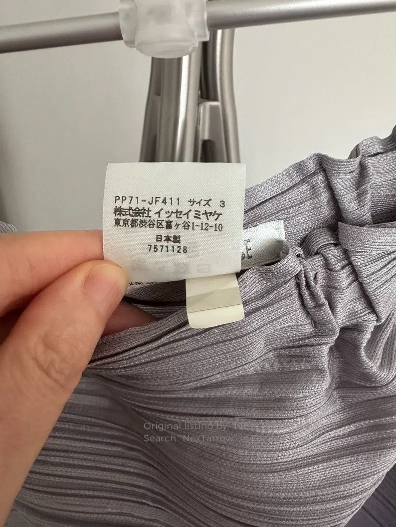 Issey Miyake Issey Miyake size:3 Gray Trousers Size 22" - 3 Thumbnail