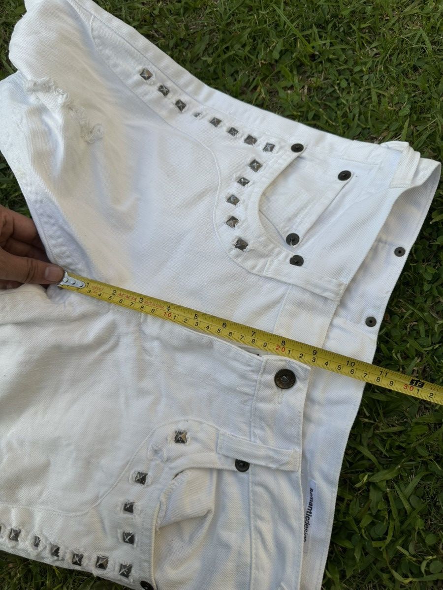 semanticdesign Semanticdesign Studded Pocket Flare White Denim Size US 30 / EU 46 - 11 Thumbnail