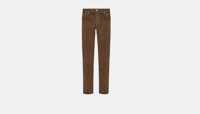 image of Dior O1Bcso1Str0324 Denim In Brown, Men's (Size 30)