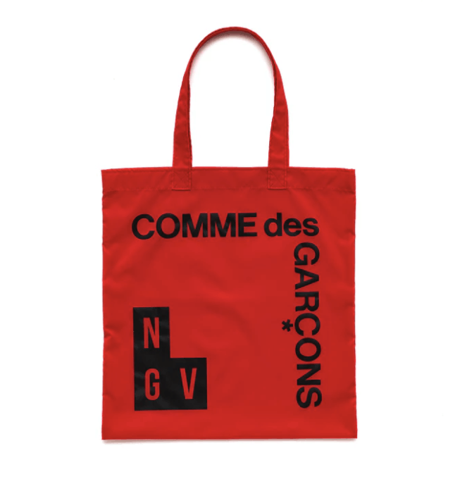 Cdg X Ngv Tote Bag in Red, Men's