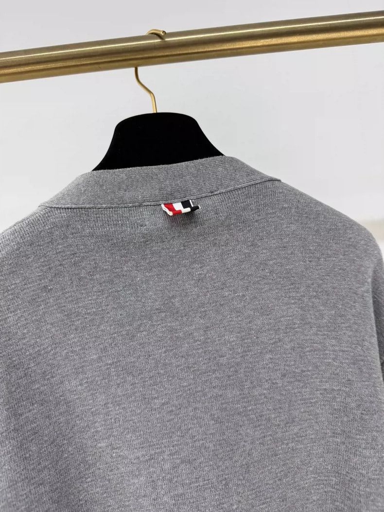 Thom Browne Thom Browne Gray cardigan jacket Size US S / EU 44-46 / 1 - 3 Thumbnail