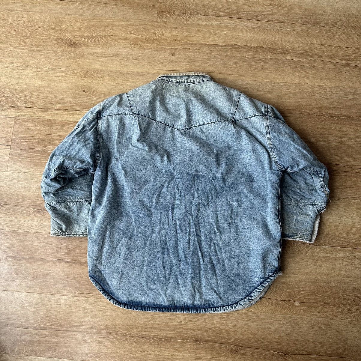 Lee Vintage Lee New Riders Denim Sherpa Jacket Collared Size US M / EU 48-50 / 2 - 14 Thumbnail