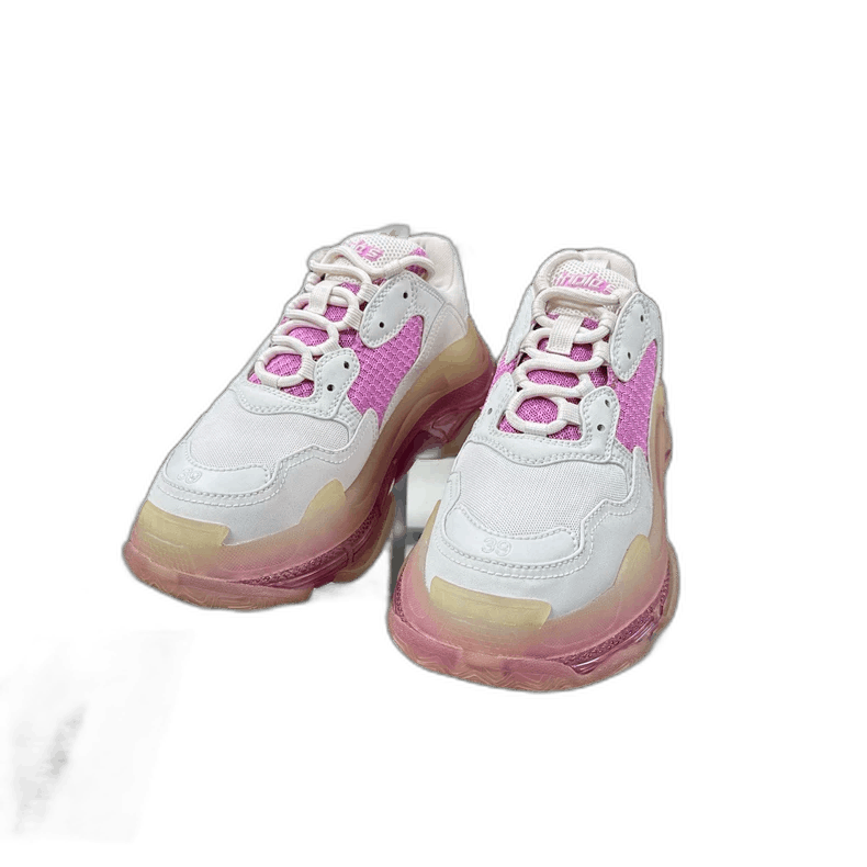 Balenciaga Balenciaga Triple S Sneakers White Pink Size 39 Size US 14 / EU 47 - 1 Thumbnail