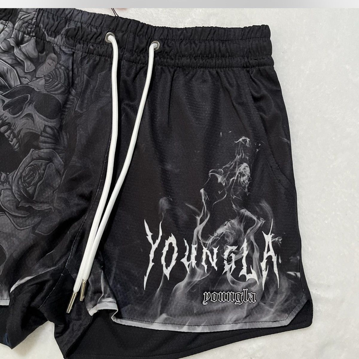 YoungLA YoungLA Men's 1004 Ghost Shorts Size Medium Brand New Size US 32 / EU 48 - 3 Thumbnail