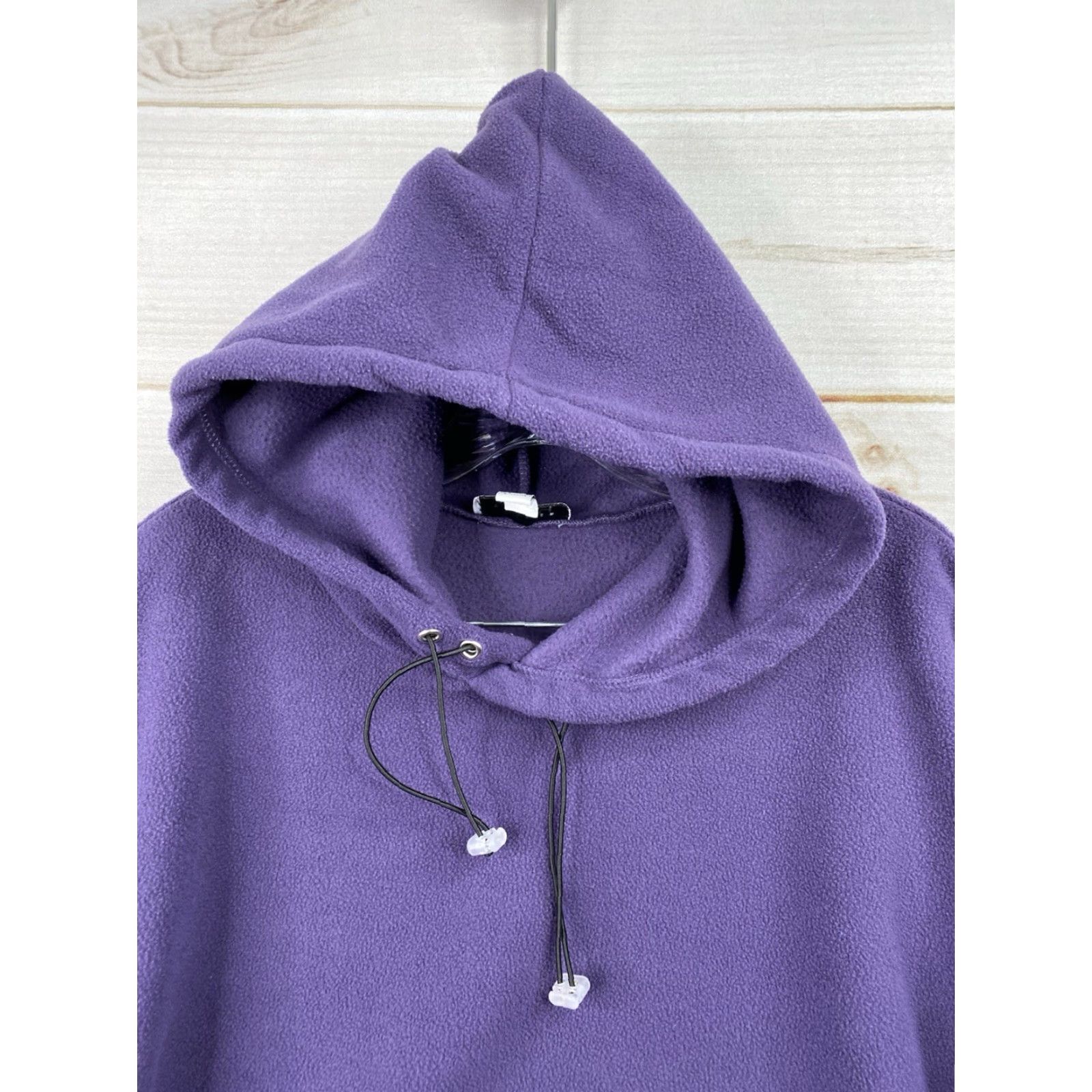Topshop Topshop Womens Hoodie M Purple Oversized Adjustable Pullover Sweatshirt Casual Winter Modern Womens Size M / US 6-8 / IT 42-44 - 2 Thumbnail
