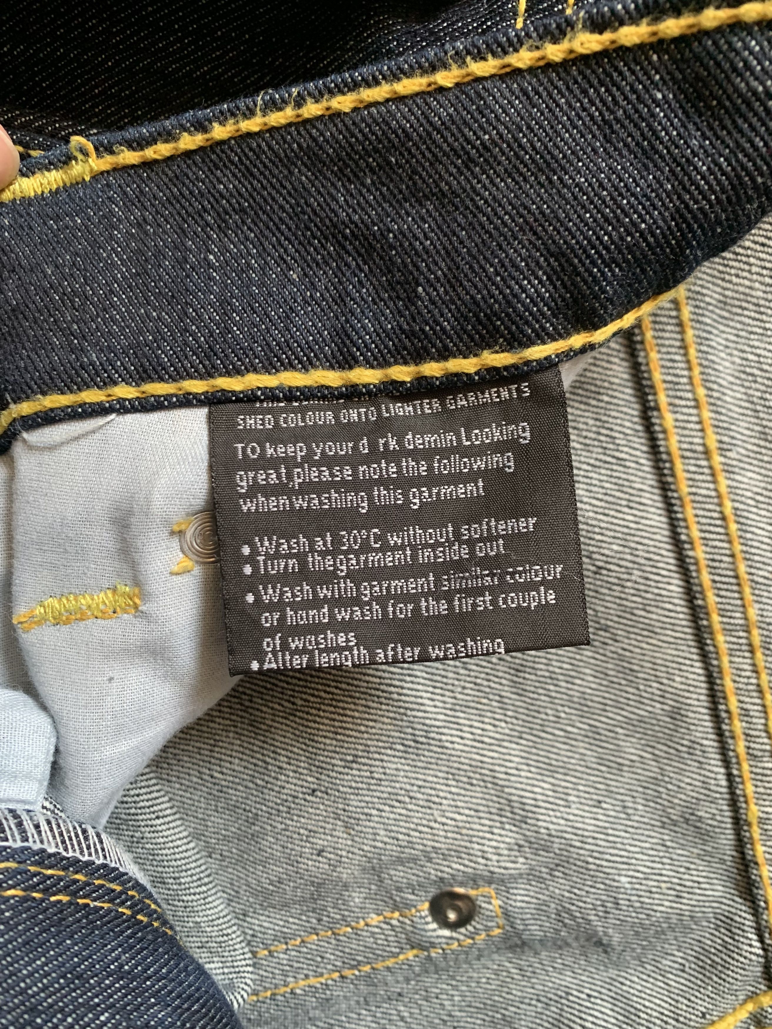 Japanese Brand Raw Blue Y2K Embroidered Baggy Rap Pants Size US 34 / EU 50 - 9 Thumbnail