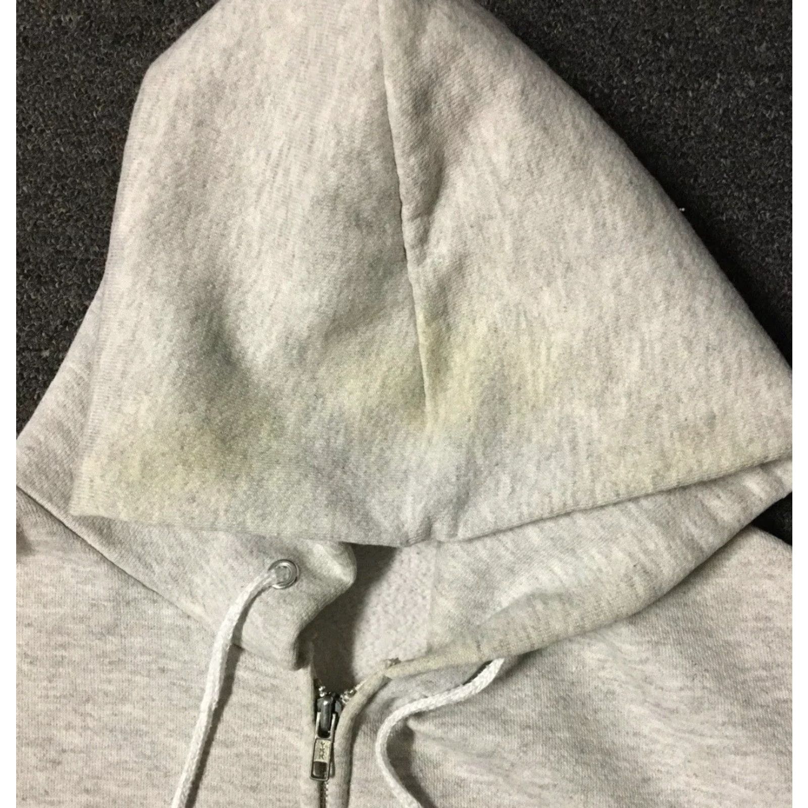 Vintage VINTAGE American Vintage Gray Zip Hoodie Sweatshirt M USA 80s 90s Blank Track Biker Punk Surf Skate Mens Size US M / EU 48-50 / 2 - 5 Thumbnail