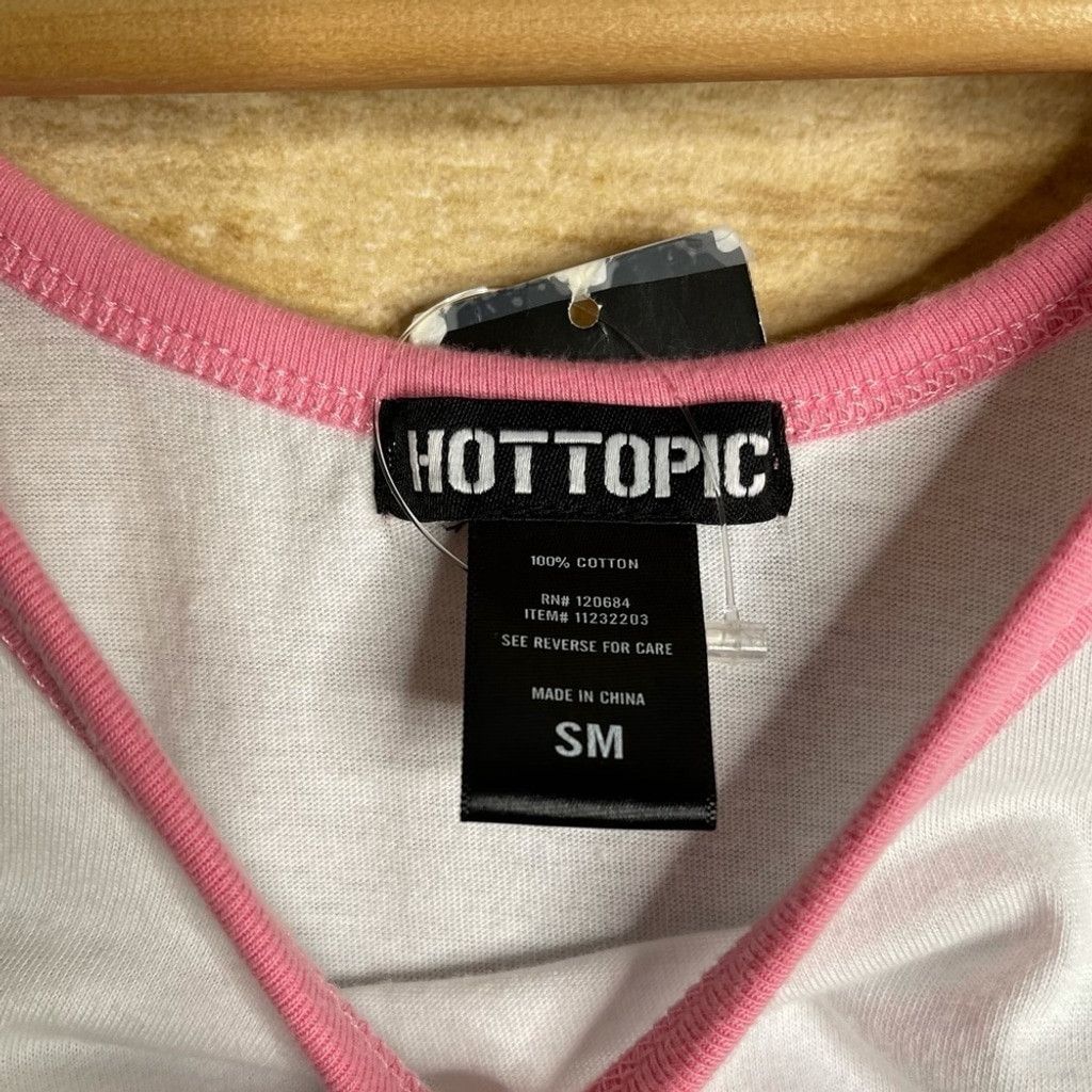 Hot Topic HOT Topic OVER IT pastel ringer tank top size small Size S / US 4 / IT 40 - 3 Thumbnail
