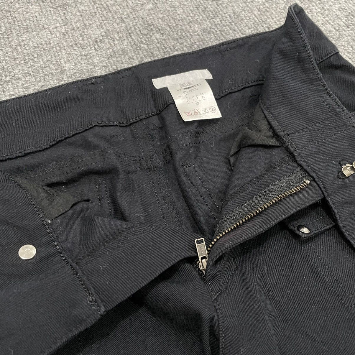 Japanese Brand Japanese Zazie Flared Pants Multi Pocket Rick Owens Style Size 26" / US 2 / IT 38 - 4 Thumbnail