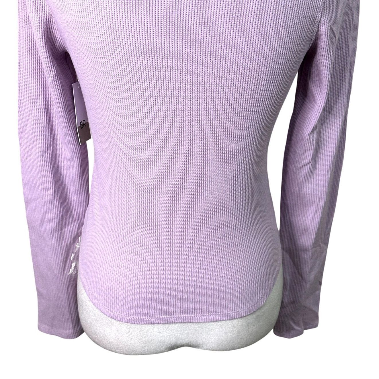 BP. BP. Long Sleeve Ribbed Deep Thermal Top Purple W Small NWT Size S / US 4 / IT 40 - 6 Thumbnail